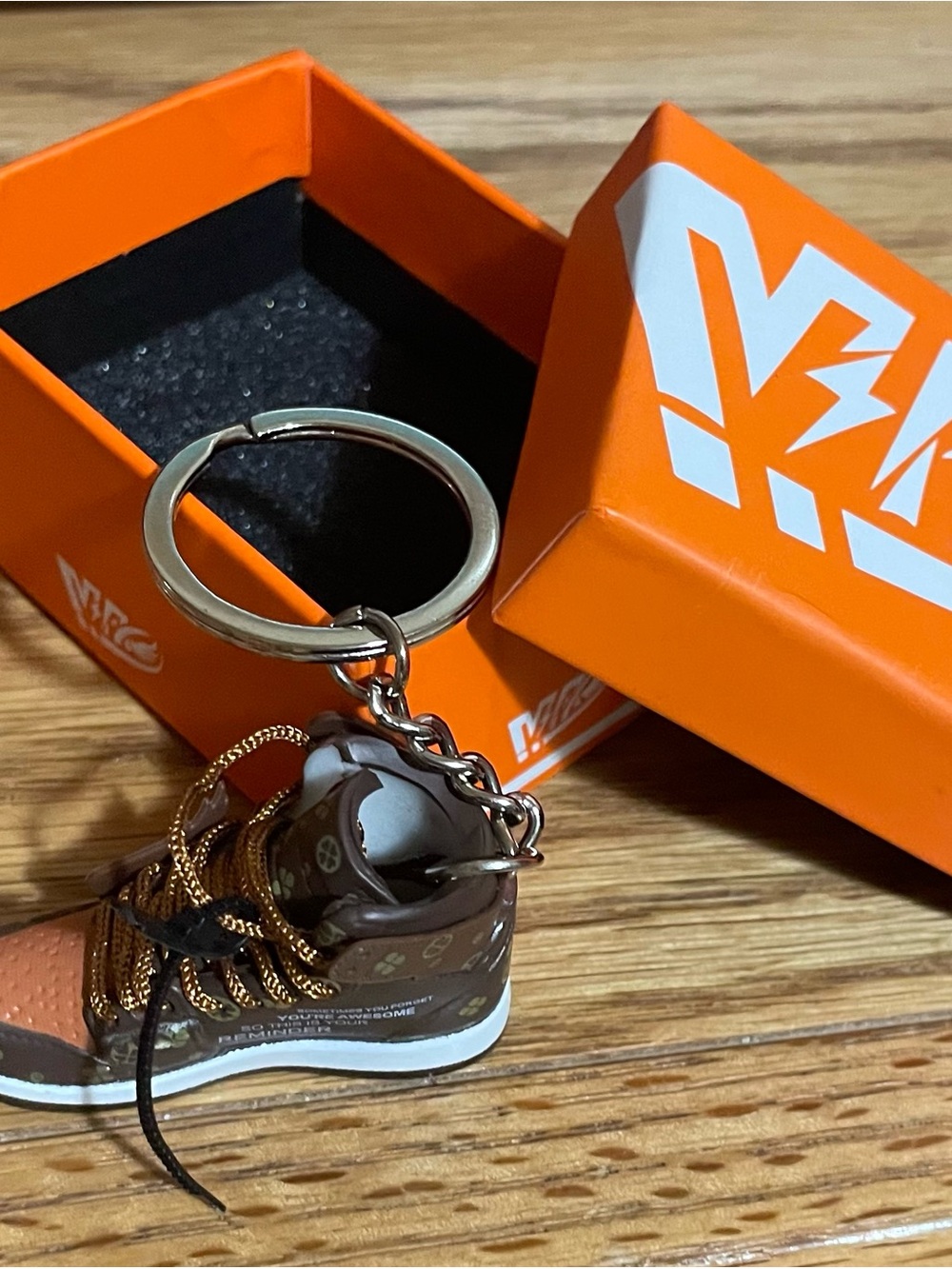 MPK - LV Designer Brown Mini Sneaker Keychain - Unisex Accessorie.In retail box